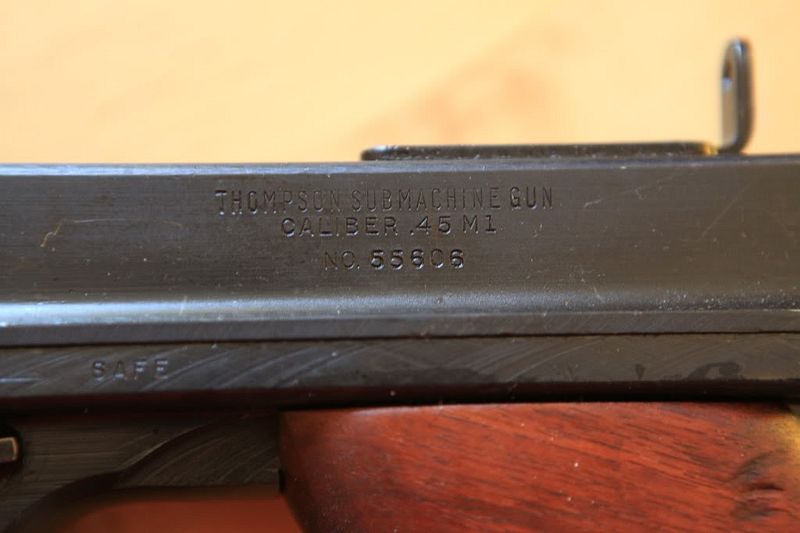 Thompson Submachine Gun Serial Number List