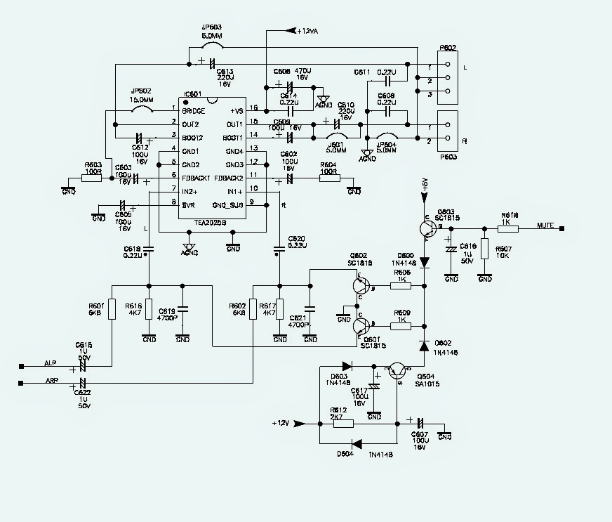 schematic diagram crt tv sharp